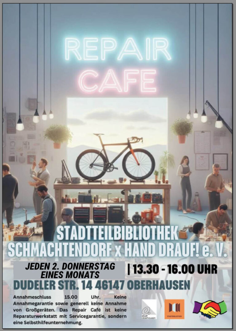 Repair Cafe – Stadtteilbibliothek Schmachtendorf